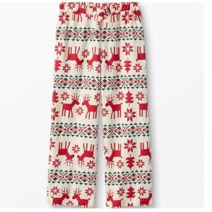 Hanna Andersson Dear Deer Christmas Flannel Pajama Pants